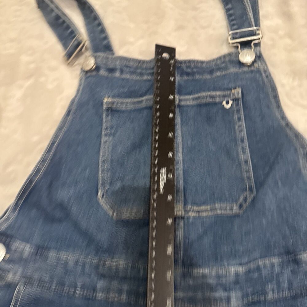 True Religion Women's Denims Straight Leg Overalls  size L - Picture 13 of 16